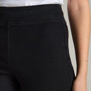 Harper Pull-on Straight Leg Tall Women's Jeans in Washed Black, Large Extra Tall